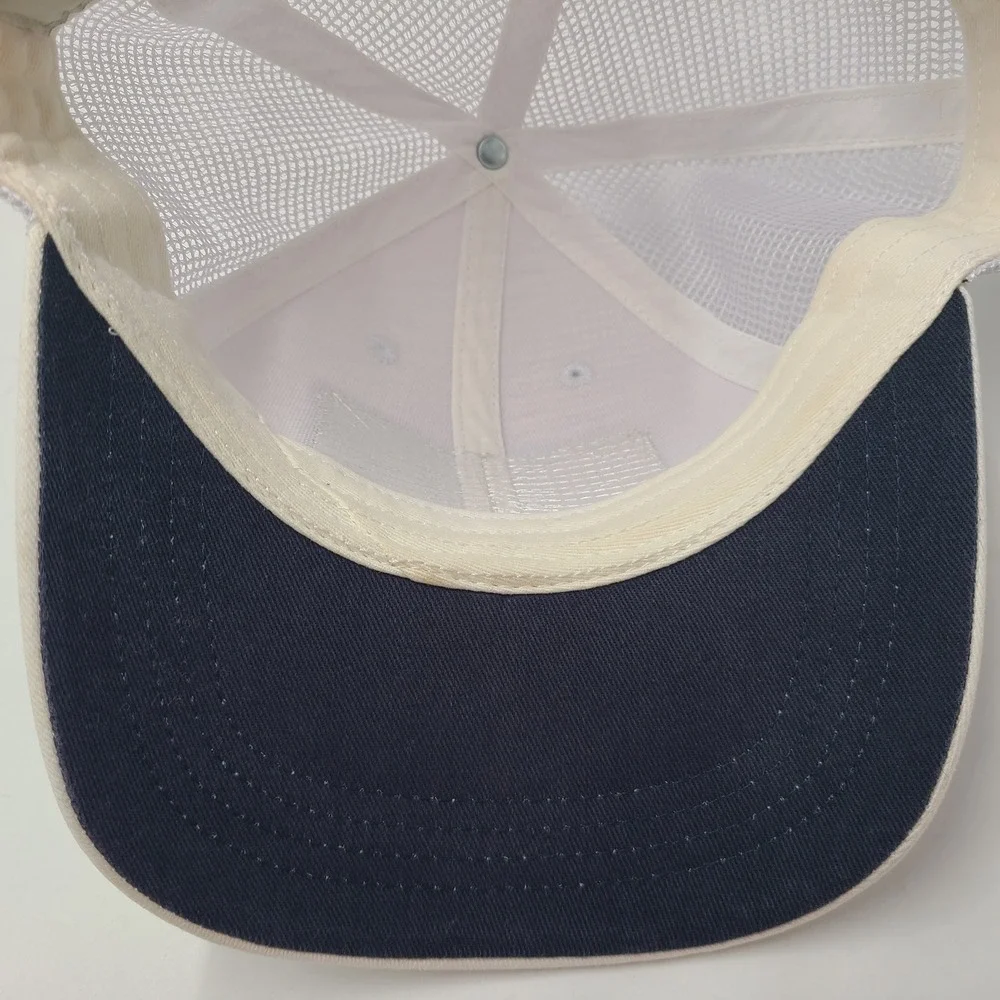 Bajio Hat Snapback Trucker Mesh White Blue Red Fishing Boat Patch Sunglass Brand